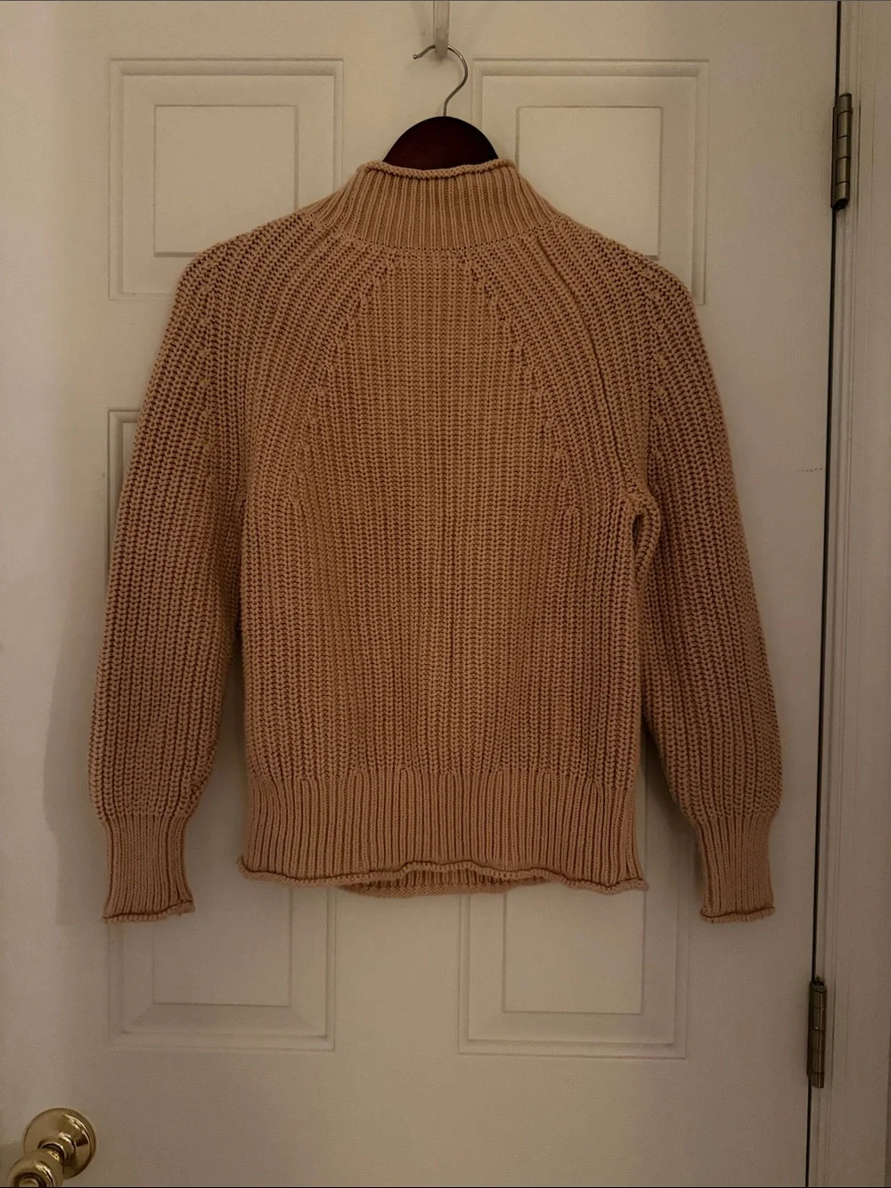 J. Crew Cotton Mock Neck Sweater